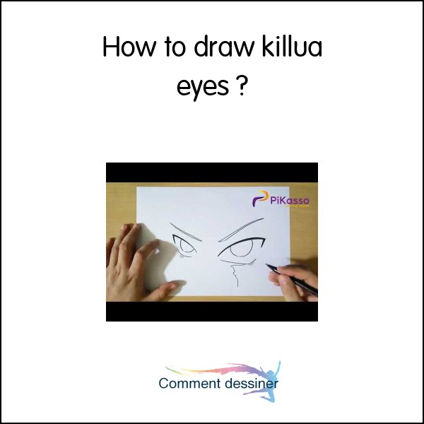 How to draw killua eyes